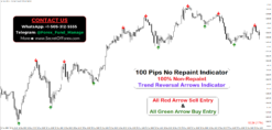 100 Pips No Repaint Indicator