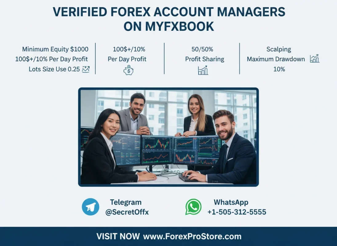 verified forex account managers on myfxbook