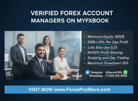 verified forex account managers on myfxbook