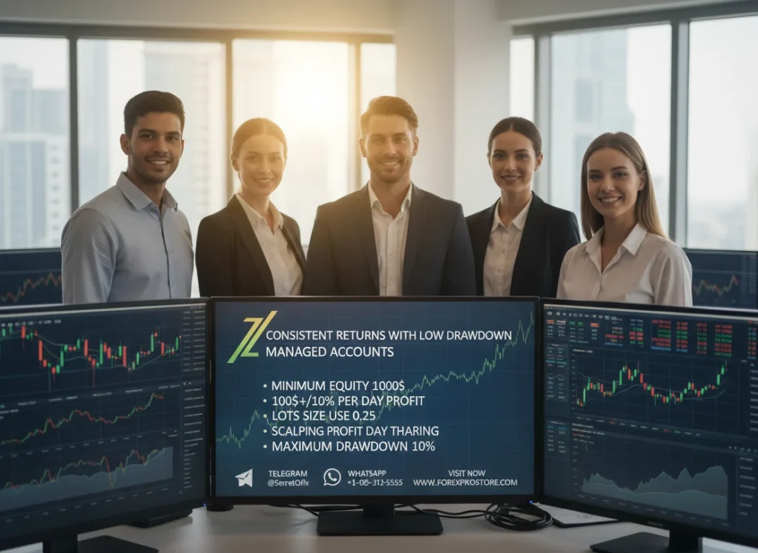 Consistent returns with low drawdown managed accounts